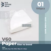 Paper Filter No Brand Kertas Saring Kopi Saringan Kopi Drip 01 100pcs