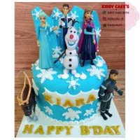 Kue Ulang Tahun Karakter Frozen / Kue Ultah Princess