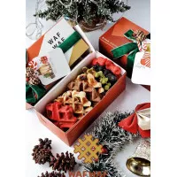 WAFWAF Christmas Hampers Natal box of 8 Mixed Liege Waffles