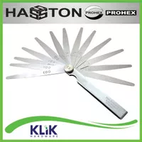 Hasston Prohex Stel Klep Fuller Blade 13 Pcs - Feeler Gauge 0.03-0.6mm