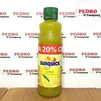 sunquick lemon 330ml - (botol kaca kecil)