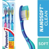 Pepsodent Sikat Gigi Double Care Clean 3pcs