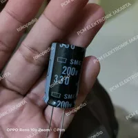 elco kurus 330uf 330 uf 200v 200volt 200 volt nipon chemicon asli