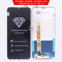 LCD OPPO A31 A5 A9 2020/REALME C3 5 5I 5S 6S FULLSET + TOUCHSCREEN OEM