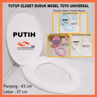 Tutup closet duduk / toilet cover model toto universal amstard ina