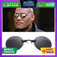 WEARKAPER Lensa Klip Kacamata Clip-on Sunglasses Matrix Morpheus WE548
