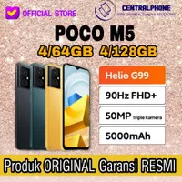 POCO M5 4/64GB 4/128GB MediaTek HelioG99 NFC Smartphone GARANSI RESMI