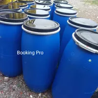 Drum/ Drum Plastik HDPE Kapasitas 150 liter BEKAS