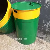 Tong sampah drum besi kapasitas 60 liter/tempat Pembakaran/Pail/Ember