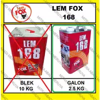 Lem Kuning FOX 168 Galon 2.5 kg Lem HPL Lem 168 Lem Triplek