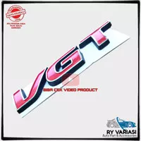 Emblem VGT untuk bagasi mobil Hyundai Tulisan Merk Logo VG T