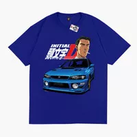 KARIMAKE Kaos Baju Anime INITIAL D SUBARU IMPREZA WRX STI TYPE R BUNTA