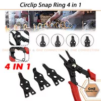 Tang Snap Ring 4in1 / Alat Pasang Snap Ring Plier Set / Tang Sepi Sepy