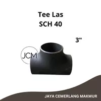 Tee Las SCH 40 Besi 3 Inch / Te Las S40 3 / T Las SCH 40 3 Inch Besi