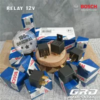 RELAY BOSCH KAKI 4 RELAY KLAKSON RELAY LAMPU 12 V