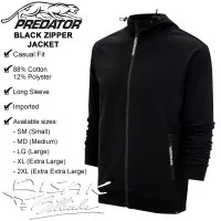 Predator Jacket - Black Zipper Billiard Jaket Biliar Asli Original