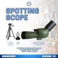 Spotting Scope Busur Panah - Teropong Bidikan with Tripod Panahan