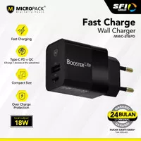 Micropack Wall Charger Booster Lite With Power Delivery & Quick Charge