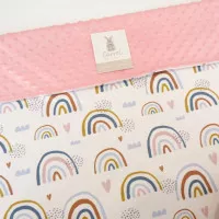 Carrol Baby Blanket Toodler Size Rainbow Salem