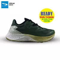 910 Nineten YUZA FERAL Sepatu Trail Running - HIJAU TUA/ABU-ABU/EMAS