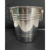 Wine bucket 2.5L 18cm pendingin minuman buket es batu stainless tebal