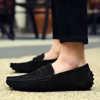 Sepatu Loafers Pria Mocasin Sepatu Pria Kasual SlipOn Pria 2022 (COD)