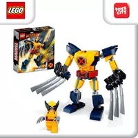 LEGO Marvel Wolverine - Wolverine Mech Armour 76202 - Mainan Lego Brik