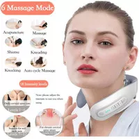 Alat Pijat Terapi Leher Four Head Neck Massager Pemijat Elektrik