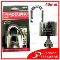 ACCURA GEMBOK BESI 40 MM SHORT PADLOCK KUNCI PAGAR RUMAH LEHER PENDEK