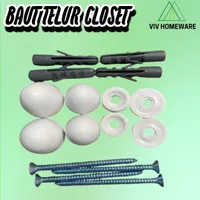 Baut Kloset | Baut Closet | Sekrup Closet Duduk | Baut Telur Closet