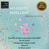 Sticker Anti Nyamuk Mosquito Repellent Patch Essential Oil 48 Pcs
