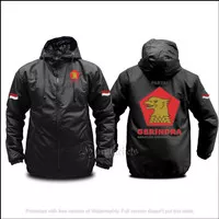 CUSTOM JAKET GERINDRA | JAKET PARTAI GERINDRA PARASUT WF