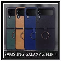 SAMSUNG GALAXY Z FLIP4 FLIP 4 5G CASE SKIN LEATHER ORIGINAL HARD COVER