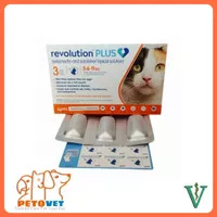 Revolution Plus Orange Cat Adult 2.6-5kg obat tetes kutu kucing /tube