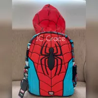 Smiggle Bag Backpack Junior Hoodie Marvel Tas Smiggle Spiderman