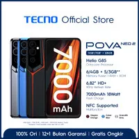 TECNO Pova NEO 2 4+3/6+5GB* + 128GB [Helio G85, 6.82" HD+ 90Hz, NFC]
