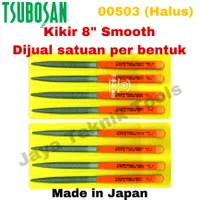 Kikir Tsubosan Halus 8 inch 215mm 00503 Bulat Setengah Flat Segitiga