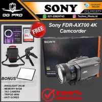 Handycam Sony FDR-AX700 4K Camcorder Professional AX-700 RING LIGHT