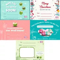 Customized Gift Card / Kartu ucapan Giggly Coco