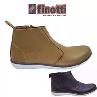 Sepatu kulit pria premium, chelsea boots, PR05 Finotti (ada 2 warna)