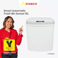 Starco Smart Otomatis Trash Bin Tempat Sampah Tong Sampah Sensor 15L