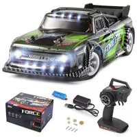 RC Car WL 284131 Mobil RC Drift Metal Chassis 1/28 Short Course RTR