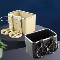 Kotak Penyimpanan Tisu Dengan Cup Holder Untuk Interior Mobil Storage
