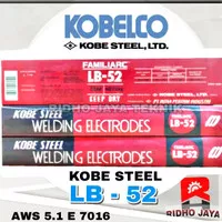 Kawat Las LB-52 2.6mm/3.2mm/4.0mm Kobe Steel Kemasan 1kg