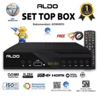 Set Top Box STB - Aldo DVB T2 Full HD TV SIARAN DIGITAL RECEIVER Aldo