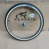 velg sepeda 24 inch bahan besi 36H chrome