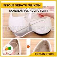 Insole Sepatu Sol Pelindung Tumit Ganjalan Silikon Sepatu Anti Lecet