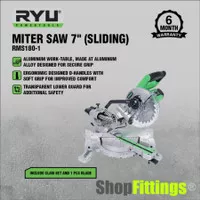 RYU RMS 180 1 Mesin Potong Miter Saw Geser 7 Sliding Mitre Saw 7 inch