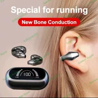 Bone Conduction Earphones Bluetooth 5.2 Ear Clip on Ear Earring Wirele