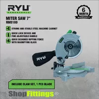 Ryu RMS 180 Mesin Potong Alumunium Kayu Mitre Saw 7 Miter Saw 7 inch